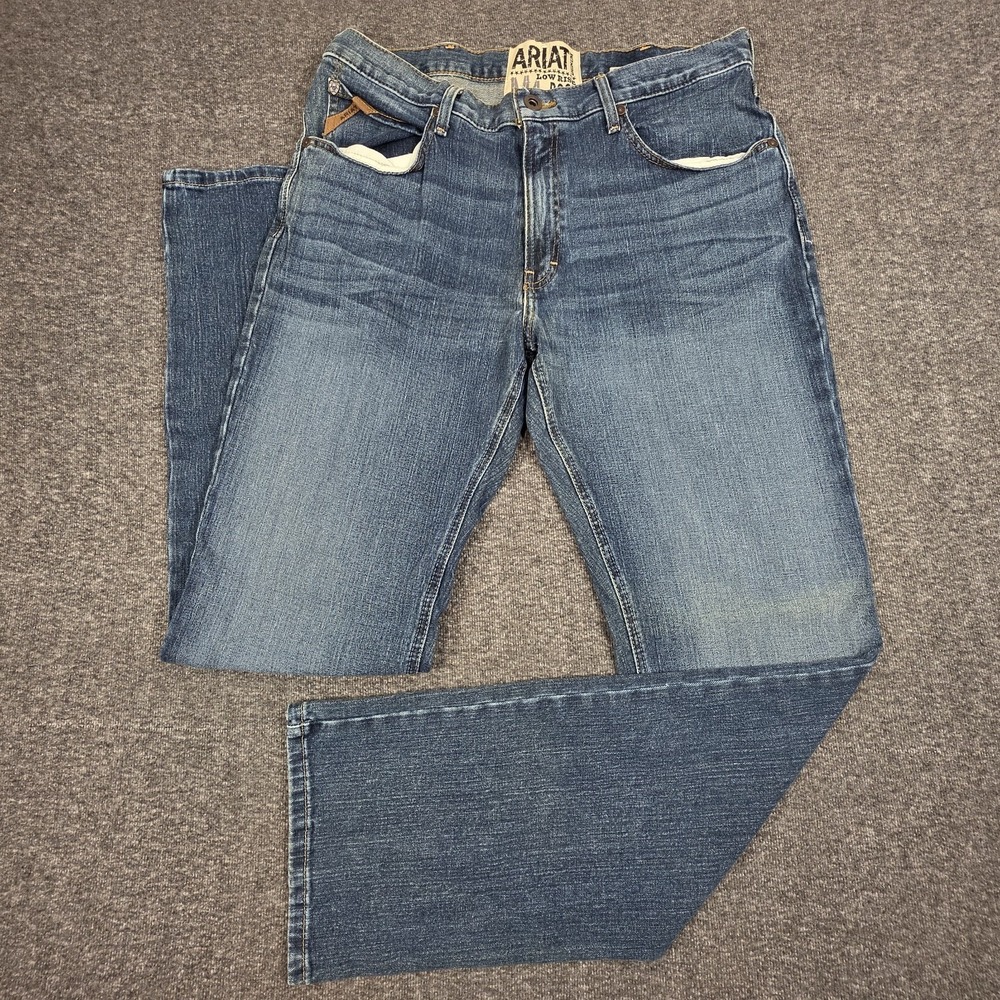 Ariat Jeans Mens 36x36 M4 Low Rise Bootcut Denim Cowboy Western Workwear
